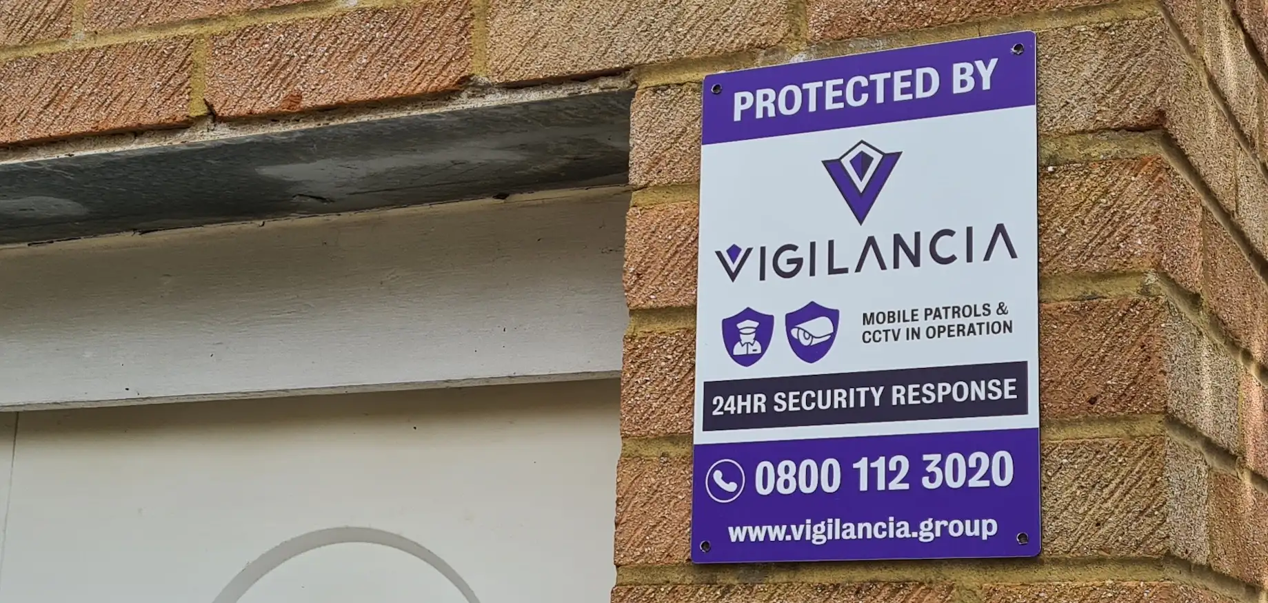 Vigilancia Security Sign